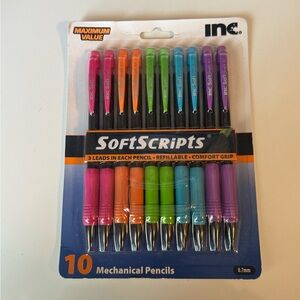 Softscripts 10-Pack Mechanical Pencils